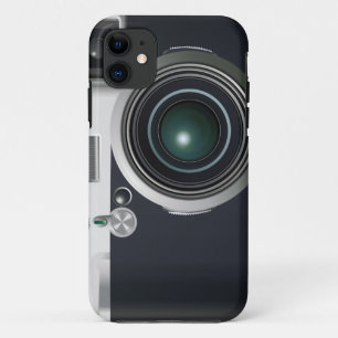 Coque iPhone 11 Ancien appareil photo noir