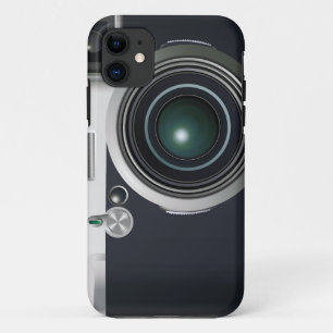 Coque Case-Mate Pour iPhone Ancien appareil photo noir