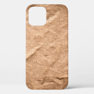 Case-Mate iPhone Case Ancien arrière - plan en tissu marron