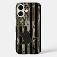 Ancien Camo Chasse au canard American USA Drapeau