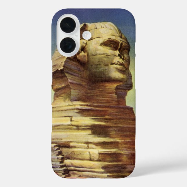 Coques Case-Mate iPhone Ancien Grand Sphinx de Gizeh, Pyramides d'Égypte (Verso)