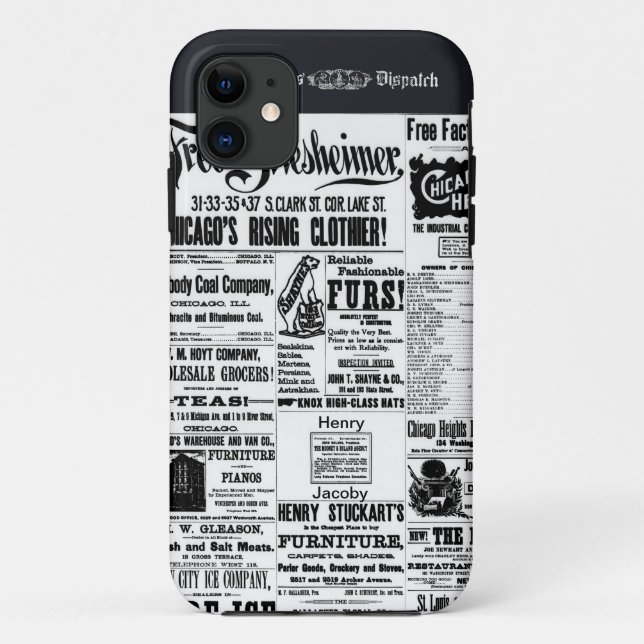 Coques Case-Mate iPhone Ancien journal Annonces Times Dispatch (Dos)