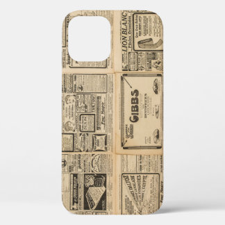 Case-Mate iPhone Case Ancien journal : arrière - plan de papier vintage.