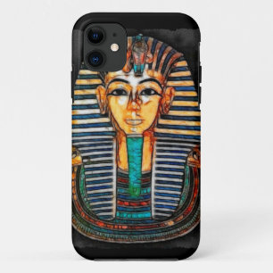 Coque iPhone 11 Ancien Pharaon Égyptien Toutankhamon