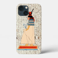 Ancienne déesse égyptienne Hathor Hiéroglyphes