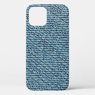 Case-Mate iPhone Case Ancienne denim fabric background texture. abstract