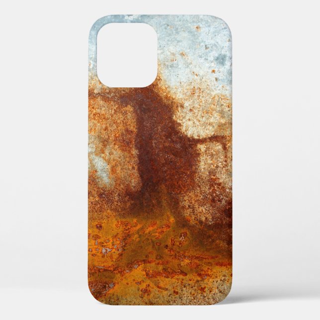 Coques Case-Mate iPhone  Ancienne plaque d'acier rouillé, ancienne texture (Verso)