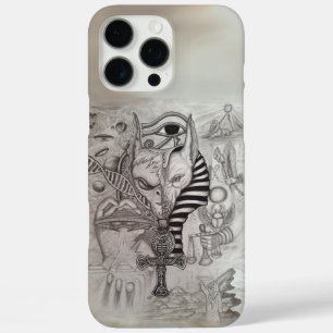 Coque iPhone 16 Pro Max Anciens Aliens, Anubis