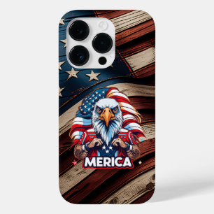 Coque Case-Mate iPhone Anciens Combattants Drapeau américain Merica Aigle