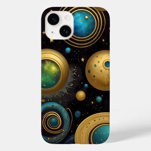 Coques Case-Mate iPhone Anciens symboles aux couleurs vives (Verso)