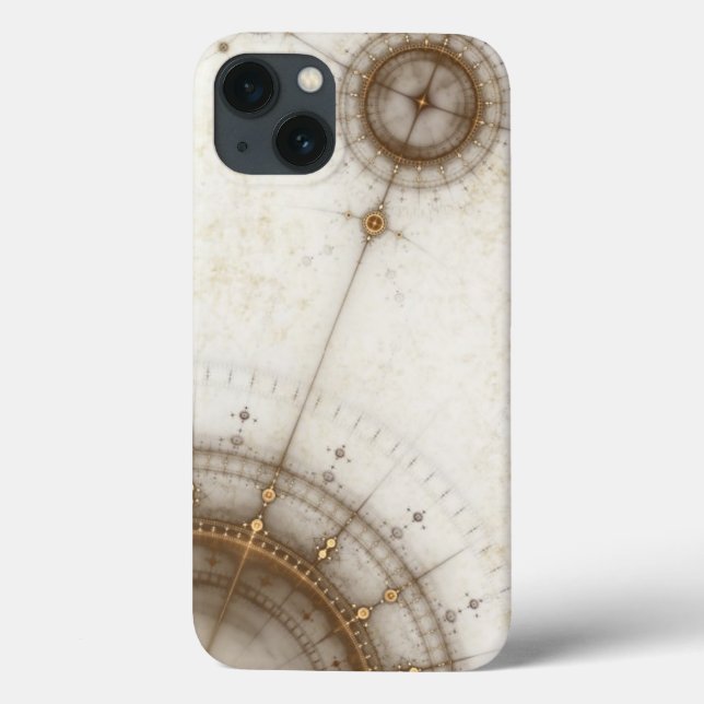 Coques Case-Mate iPhone Ancient Nautical Chart, Grunge (Verso)