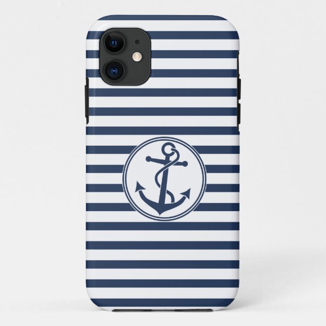 Coques Case-Mate iPhone Ancre avec des rayures (Dos)