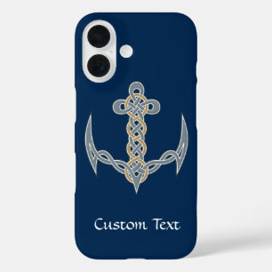 Coque Pour iPhone 16 Ancre celtique 1