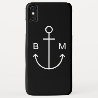Case-Mate iPhone Case Ancre de bateau monogramme nautique