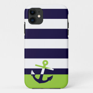Coque Case-Mate iPhone Ancre de vert de marine/chaux