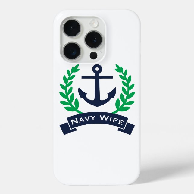 Coques Case-Mate iPhone Ancre des épouses de marine (Verso)