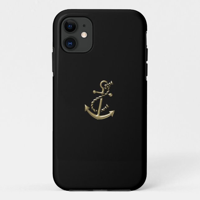 Coques Case-Mate iPhone Ancre du navire Nautique Marine-Thème Cadeau (Dos)