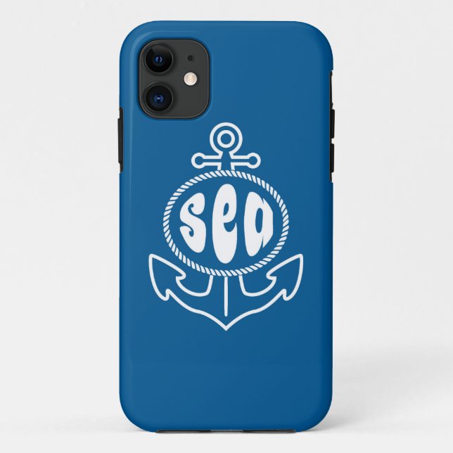 Coques Case-Mate iPhone Ancre et la mer (Dos)