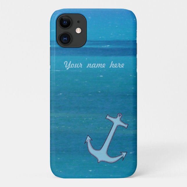 Coques Case-Mate iPhone Ancre flottante des Caraïbes personnalisée (Dos)