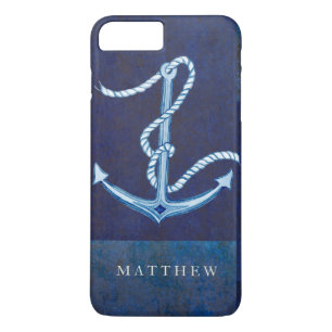 Coque iPhone 8 Plus/7 Plus Ancre nautique, Voile Ocean Sea Mens
