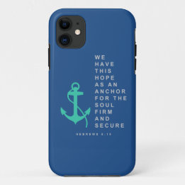 Coque Case-Mate iPhone Ancre pour l'âme (Hébreux 6:19)