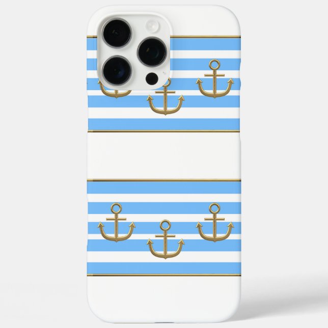 Coques Case-Mate iPhone Ancre, Symbole de la chance pour les marins. (Verso)