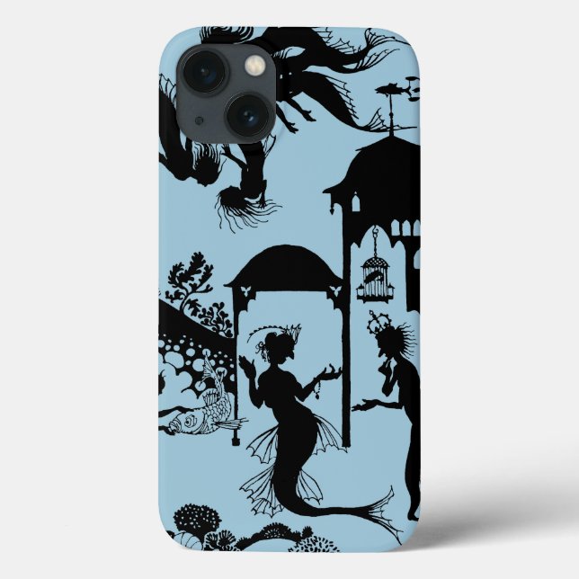 Coques Case-Mate iPhone Andersen: Little Mermaid Silhouette (Verso)