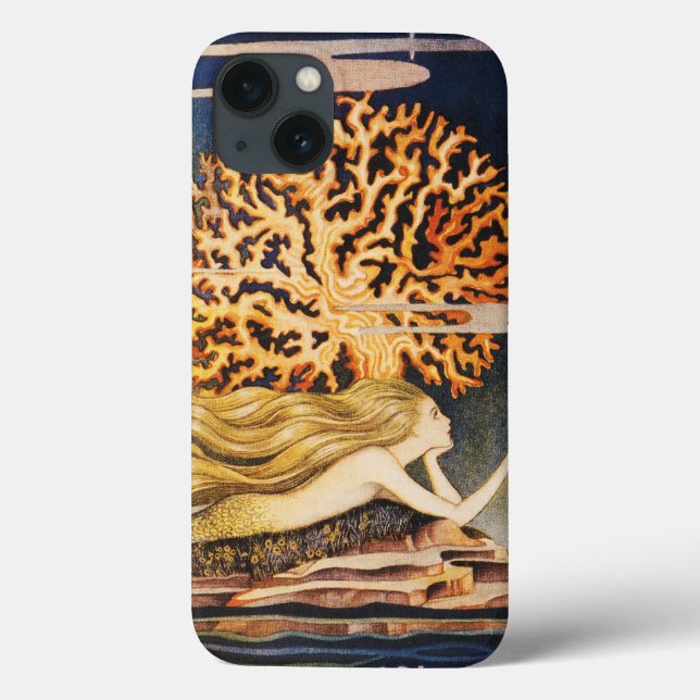 Coques Case-Mate iPhone Andersen : Petit dessin de sirène (Verso)