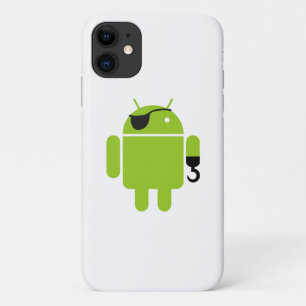 Coque iPhone 11 Android Robot Iconic Pirate Style