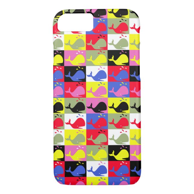 Coques Case-Mate iPhone Andy Whale-Hole™_Lots o'baleines motif (Dos)