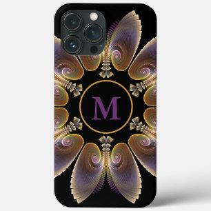 Case-Mate iPhone Case Ange Abstraite ailes Mandala Monogramme fractal