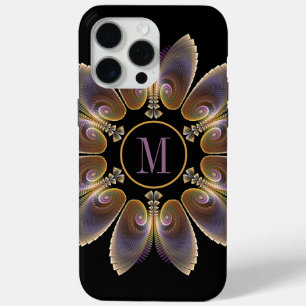 Coque Case-Mate iPhone Ange Abstraite ailes Mandala Monogramme fractal