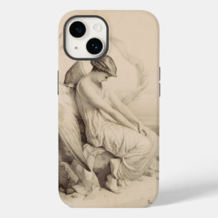 Coque Case-Mate iPhone ange chrétien assis sur une pierre