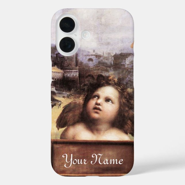 Coques Case-Mate iPhone ANGE DE RENAISSANCE / Cherub ailé (Verso)