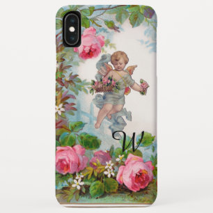 COQUES POUR iPhone ANGE DÉMONIAQUE CUEILLANT DES ROSES ET DES FLEURS 