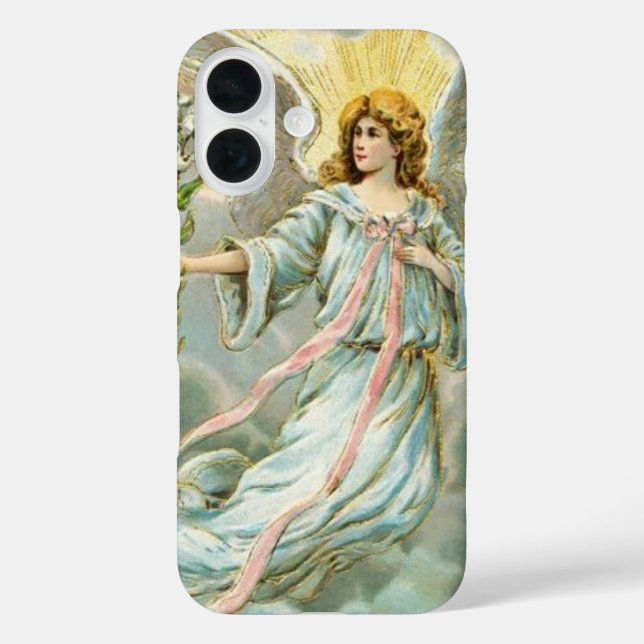 Coques Case-Mate iPhone Ange en bleu (Verso)