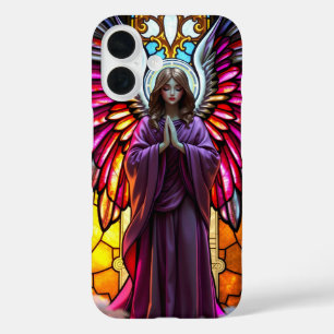 Coque Pour iPhone 16 Ange en verre de christianisme religieux