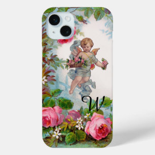 COQUE Case-Mate iPhone ANGE GARDANT DES ROSES ET DES FLEURS ROSES ROMANTI