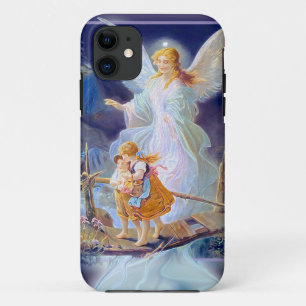 Coque Case-Mate iPhone Ange gardien, enfants et pont