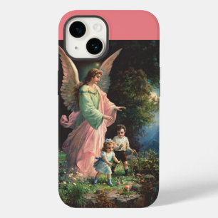 Coque Case-Mate iPhone Ange gardien protégeant des enfants près d'une cor