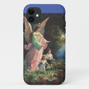 Case-Mate iPhone Case Ange gardien protégeant des enfants près d'une cor