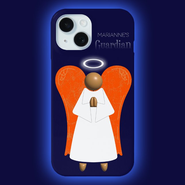 Coques Case-Mate iPhone Angel Brown, Ange Gardien (Créateur téléchargé)