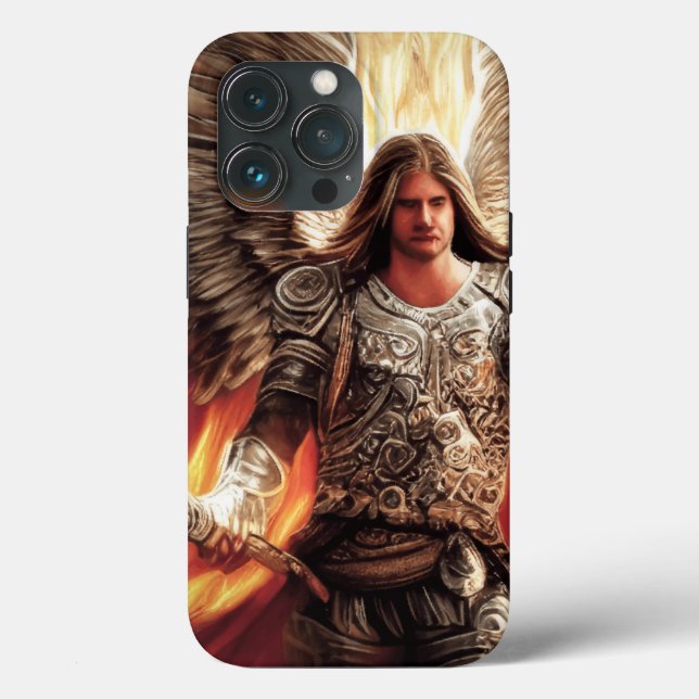 Coques Case-Mate iPhone Angel De Protection En Aquarelle Armor Orange (Verso)