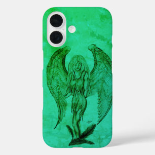 Coque Pour iPhone 16 Angel en style tatouage
