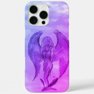 Coque iPhone 16 Pro Max Angel en style tatouage