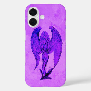 Coque Pour iPhone 16 Angel en style tatouage