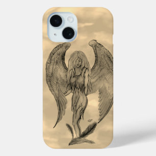 Coque Case-Mate iPhone Angel en style tatouage