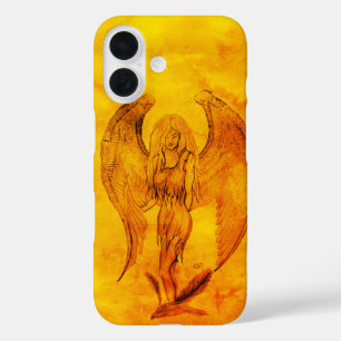 Coque Pour iPhone 16 Angel en style tatouage