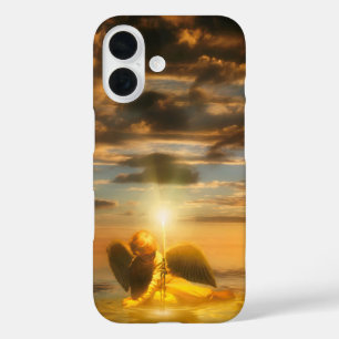 Coque Pour iPhone 16 Angel Enfant LUMIÈRE LE MONDE