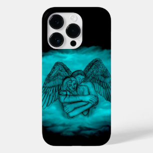 Coque Case-Mate iPhone Angel Eros en amour dans le design noir et vert